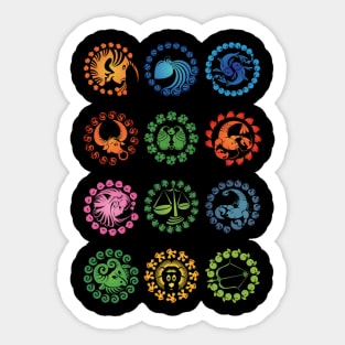 The Zodiacs Sticker